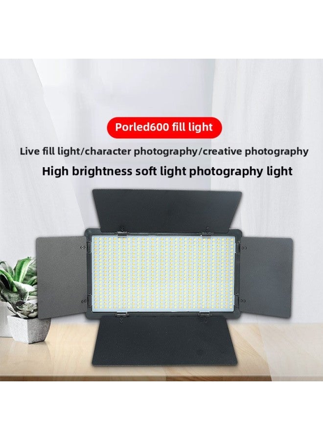 general LED800 Camera Fill Light RGB Color Live Light U600 Beauty Wedding Shooting Outdoor Flat Lighting Light-Color Of Light Source:2.4m Tripod - Image 2