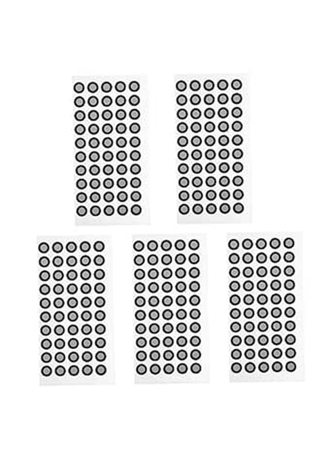 5 Sheets High Reflectivity Reflective Film Marking Points for Reference Dots Easy to Use Tracking Markers Accurate Scanning UV 8cm - Image 1