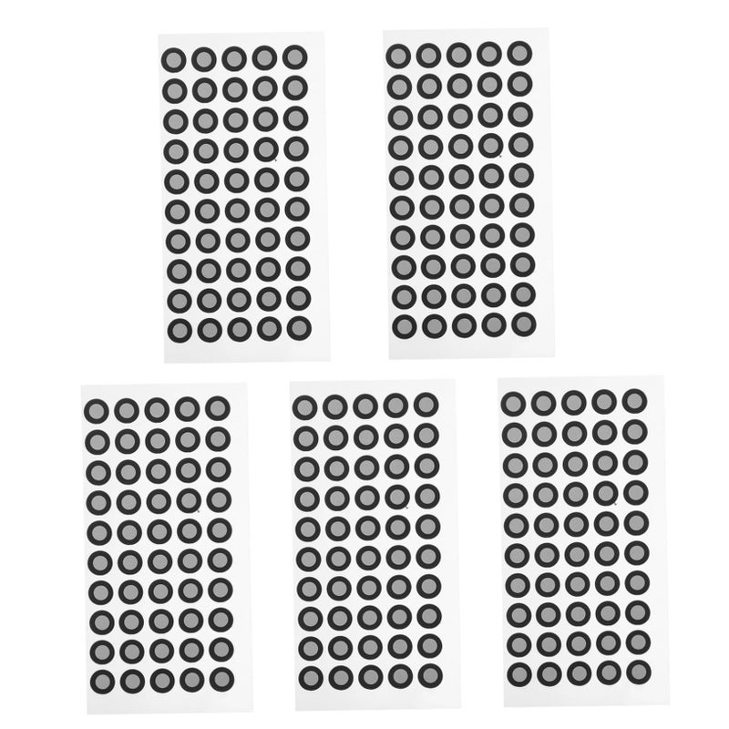 5 Sheets High Reflectivity Reflective Film Marking Points for Reference Dots Easy to Use Tracking Markers Accurate Scanning UV 8cm - Image 2