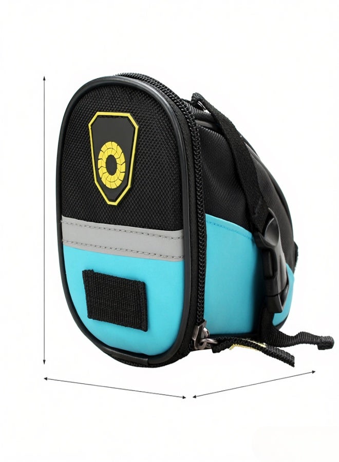 B-SOUL Cycling Saddle Bag MTB Bike Bicycle Seat Bag Repair Tools Pouch Pack with Reflective Strip - Image 4