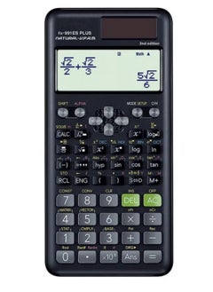 ماركة غير محددة الآلة الحاسبة العلمية Fx-991Es Plus الإصدار الثاني باللون الأسود  - Image 1