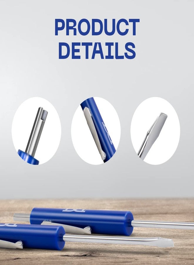 Silginnes Mini Pocket Screwdriver - Removal Tool - Precision Thermostat Tool - 3 Pack - Schrader Removal - Small Size - 3 Point Screwdriver - Automotive Tools - Image 2