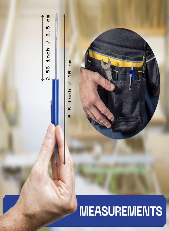 Silginnes Mini Pocket Screwdriver - Removal Tool - Precision Thermostat Tool - 3 Pack - Schrader Removal - Small Size - 3 Point Screwdriver - Automotive Tools - Image 4