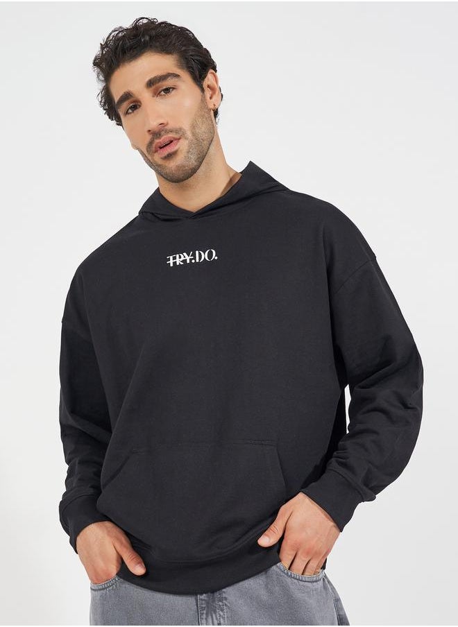 Styli - Minimal HD Print Oversized Terry Hoodie - Image 1