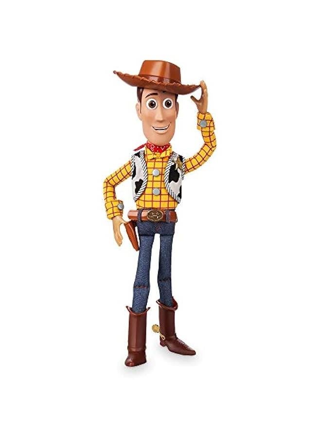 Store Official Sheriff Woody Talking Action Figure from Toy Story, Features Sounds and Phrases from The Movies, Interacts with Other Figures and Toys - Image 3
