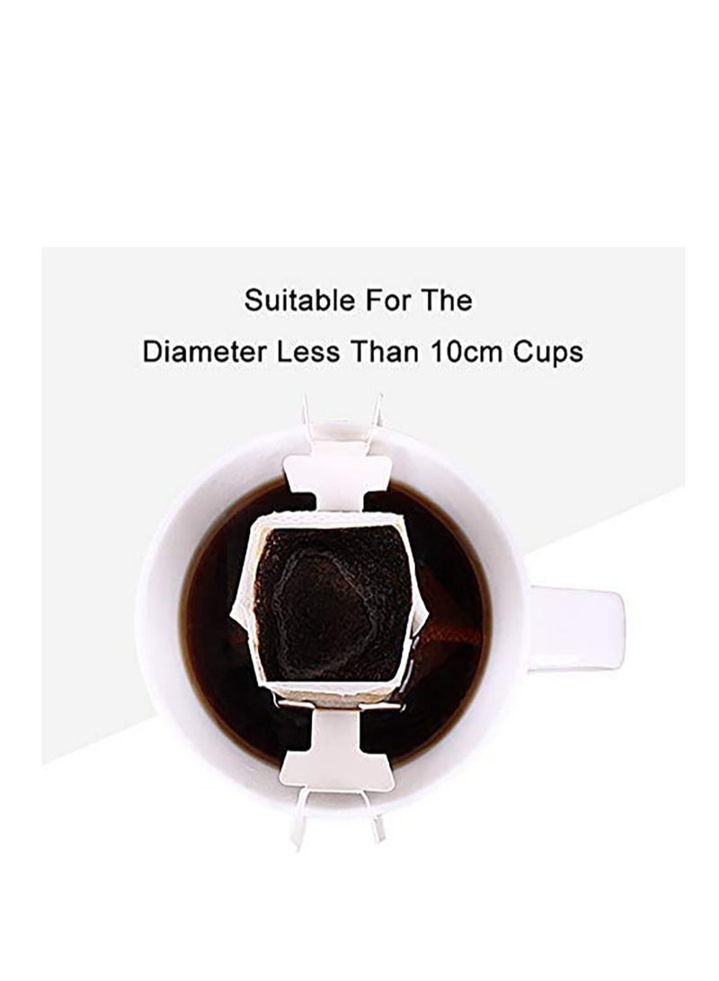 SYOSI 100Pcs Portable Coffee Filter Paper Bag, Disposable Drip Hanging Ear Drip Coffee Bag, Single Serve Coffee Filter Bag Coffee Filter Bag Perfect for Travel Camping Home Office - Image 4