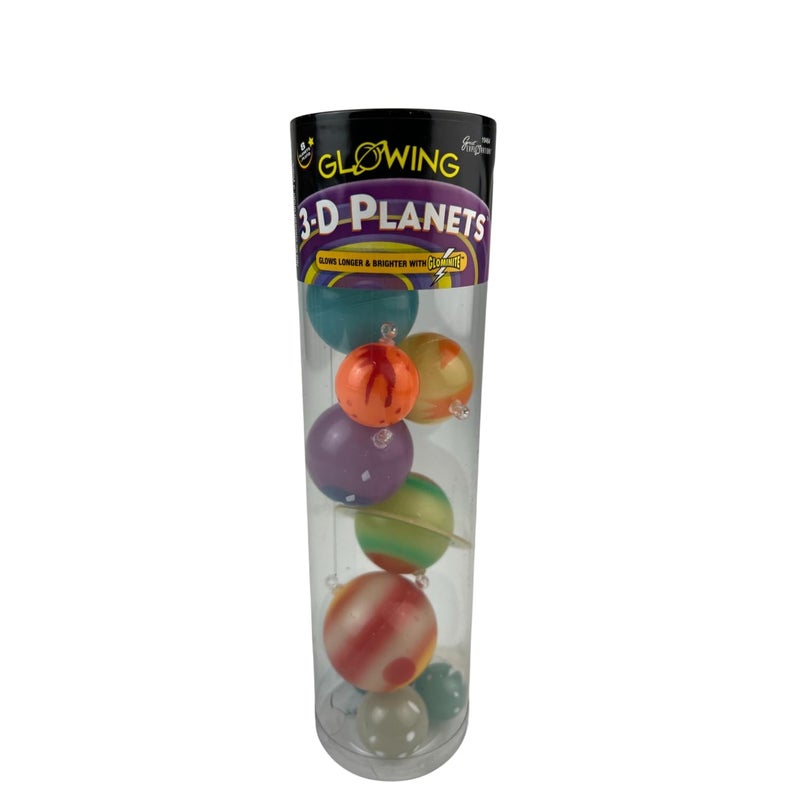 University Games Great Explorations, 3D Glow in the Dark Planets in a Tube, Ages 5 and Up - Image 3