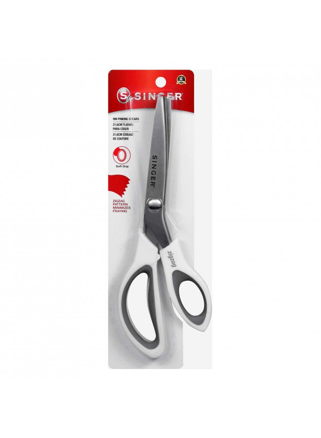 SINGER 9" Pinking Shears - Zig Zag Scissors for Fabric - Image 1