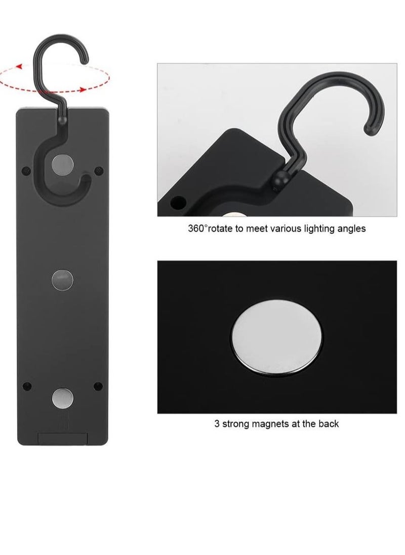 KASTWAVE LED Inspection lamp, Portable 72 LED Light Bulbs Flashlight Torch Work Light with a 360° Rotatable Hanging Hook and 3 Strong Magnets for Car Truck Repairing Workshop Garage Camping Emergency  - Image 4