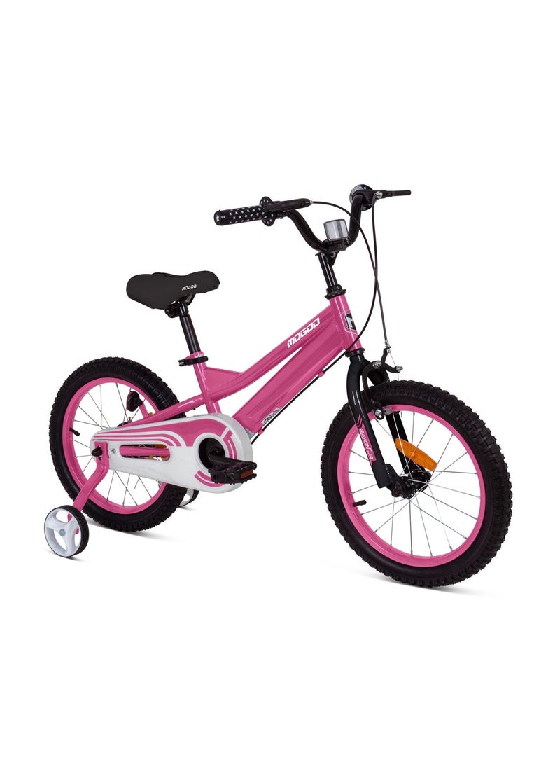 موجو دراجة Rayon Junior للأطفال مقاس 12 بوصة | حجم العجلة 12 بوصة | مقعد قابل للتعديل | مُجمَّعة بالكامل بنسبة 100% | للأطفال | لون وردي - Image 2