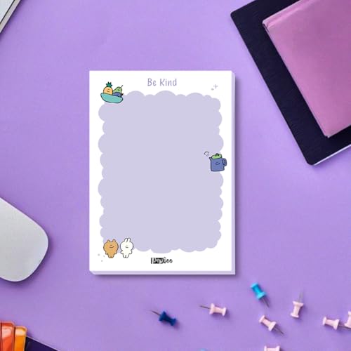 PAPBOO Easy to carry Cute A6 Size Tear-off Notepads,90 Sheets,100 GSM, Gift(Be Kind) - Image 5