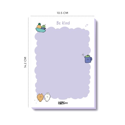 PAPBOO Easy to carry Cute A6 Size Tear-off Notepads,90 Sheets,100 GSM, Gift(Be Kind) - Image 4