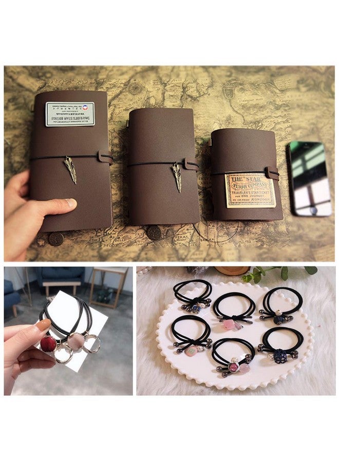 سورس تون عبوة من قطعتين من حبل مرن قابل للتمدد، 2 مم، 5/64 بوصة، حبل مرن من SourceTon (أسود وأبيض، 55 ياردة)، رائع للحرف اليدوية وربطات الشعر والاستخدامات المنزلية - Image 4