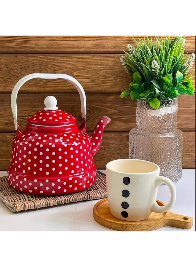 براد شاي صاج منقط 1.7 لتر