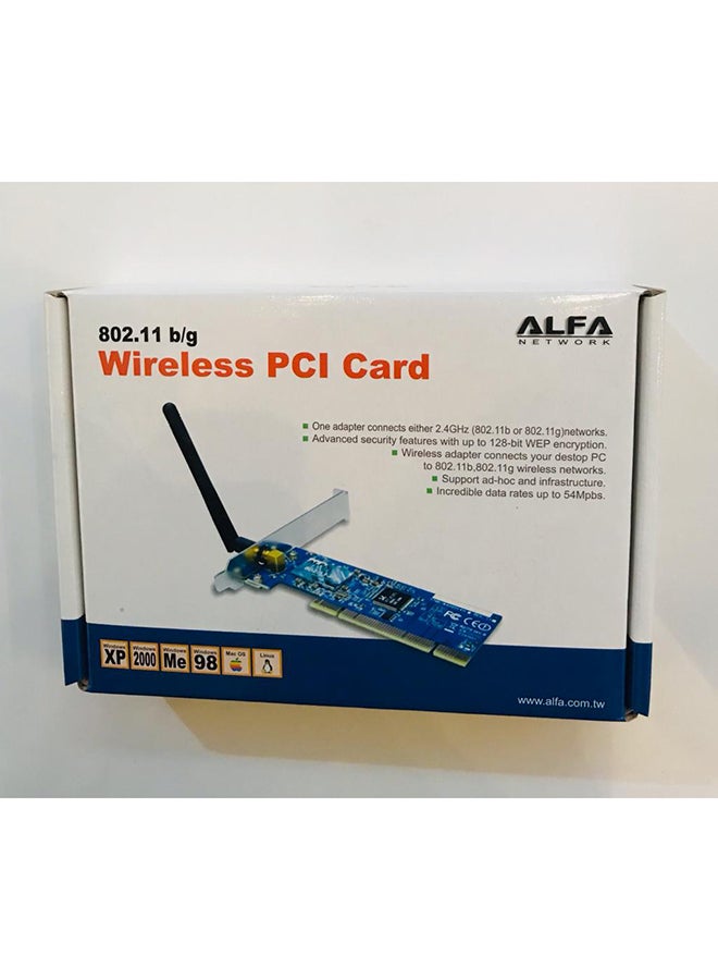 آلفا محول واي فاي PCI AWPCI36T 802.11G متعدد الألوان - Image 2