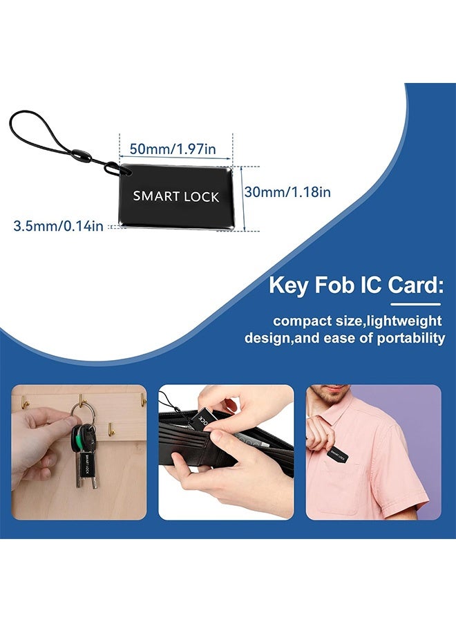 20 Pcs Smart IC Cards for Smart Door Lock, 13.56MHz RFID Keyless Entry Smart Cards for Door Lock, Compatible with Tuya Smart Life and TTLock - Image 4