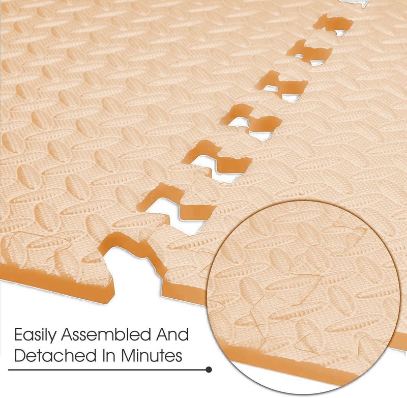 SIGNATRON 1Pc - 4Sq Ft - Puzzle Flooring || Kids Interlocking Play mat || Shop Floor Mat || Kitchen Floor Mat || Pet Mat ||12 MM Thick - Image 4