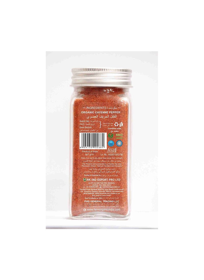 FARM ORGANIC - Organic Cayenne Pepper Powder-60g - Image 1