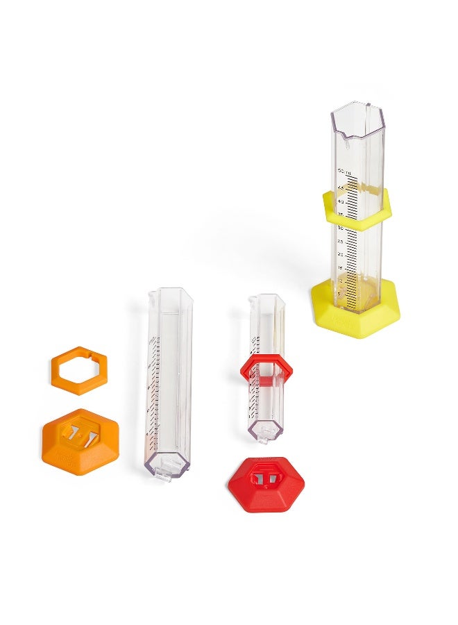 ليرننج ريسورسز مجموعة أسطوانات العلوم المتدرجة للمبتدئين من Learning Resources، مجموعة قياس مكونة من 15 قطعة للأطفال، تعلم عملي في مجالات العلوم والتكنولوجيا والهندسة والرياضيات (STEM) والتعلم الحسي للأعمار من 3 سنوات فما فوق - Image 4