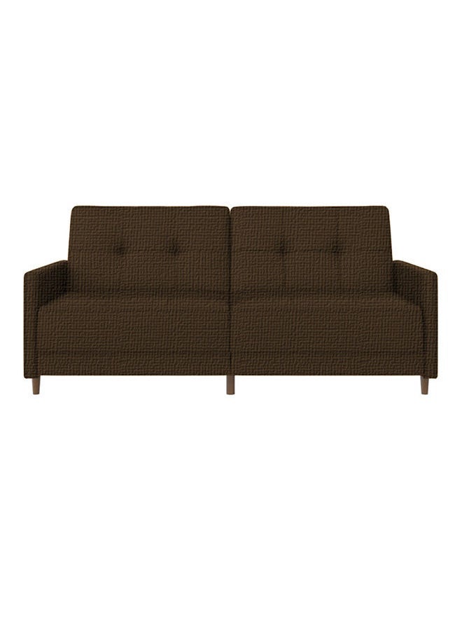Soufa Dibaj Odessa | 2-Seater Sofa Upholstered In Velvet 193x85x86 cm  - Brown - Image 4