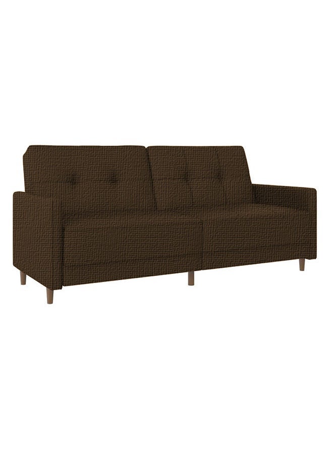 Soufa Dibaj Odessa | 2-Seater Sofa Upholstered In Velvet 193x85x86 cm  - Brown - Image 3