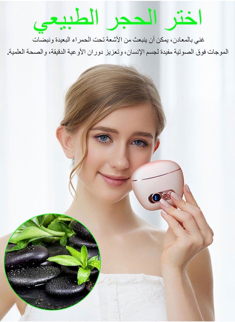 سيارم - أداة كشطة، أداة نحت الوجه 9 عتاد جهاز رفع الوجه قابل لإعادة الشحن مدلك الوجه، مناسبة للوجه والرقبة والجسم، لمكافحة الشيخوخة ، إزالة التجاعيد، رفع الجلد، استرخاء العضلات، العناية بالبشرة - Image 1