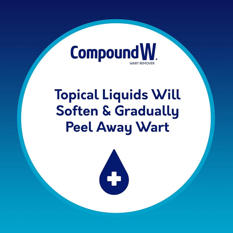 Compound W Maximum Strength Wart Remover, Fast-Acting Liquid with Salicylic Acid for Wart Removal, 0.31 Fl Oz - Image 2