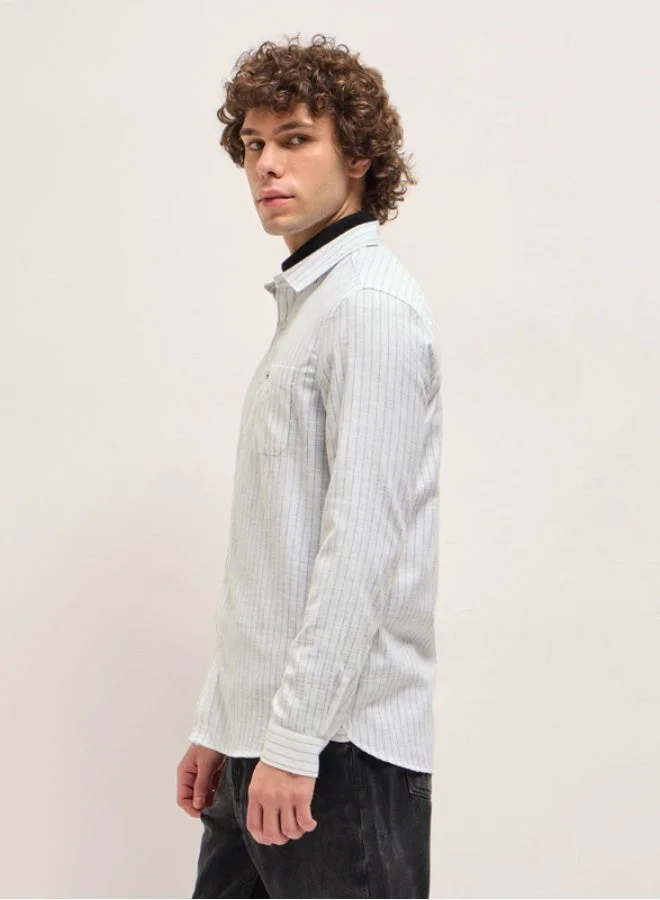 THE BEAR HOUSE Men's Shirt for Casual and Formal Wear | Classic Button-Down Style for Office, Daily Use, Travel, Events & All-Season Outfits | Versatile & Stylish Wardrobe Essential for Every Occasion