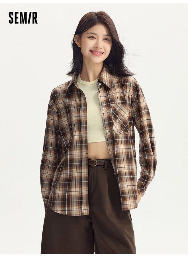 SEMIR Women's Checkered Shirt - Image 1