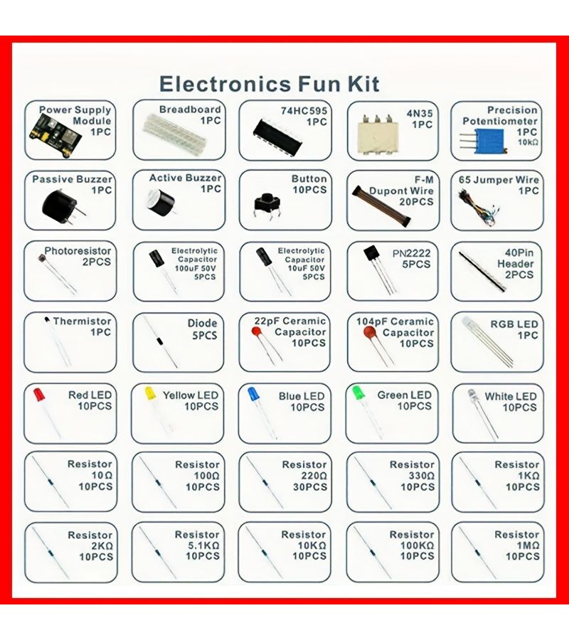 830 Holes MB-102 Breadboard Kit Power Module Jumper Wires DIY Electronics Enthusiast - Image 3