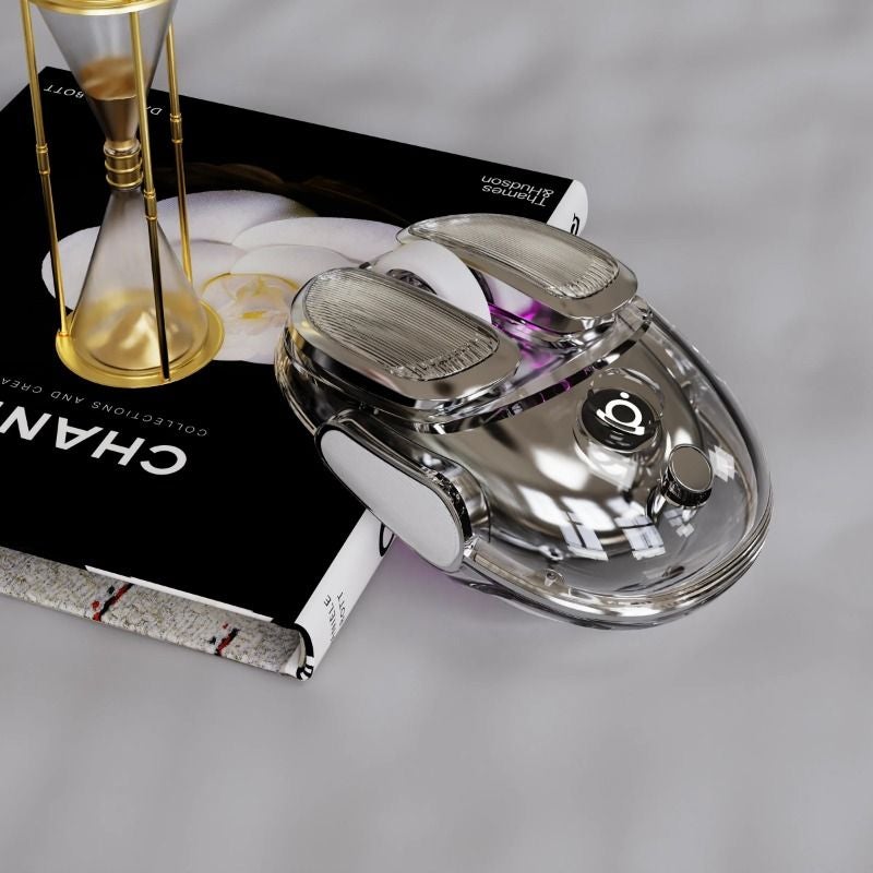 Eweadn Q9 Wireless Transparent Bluetooth Mouse, Dual-Mode Design, Silent Operation, Transparent - Image 2
