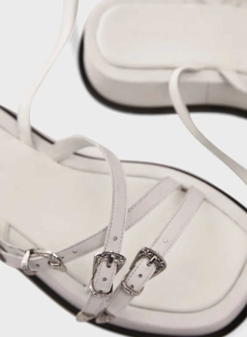 TOPSHOP Multi Strap Sandals