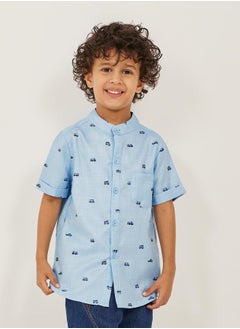 Styli All-Over Print Short Sleeve Shirt  - Image 1