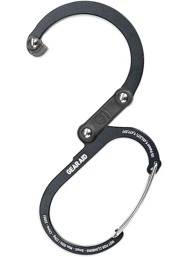 Gear Aid Heroclip (Small) Carabiner Gear Clip And Hook For Hanging Bags Purses Lanterns Strollers Tools Helmets Water Bottles And More - Image 2