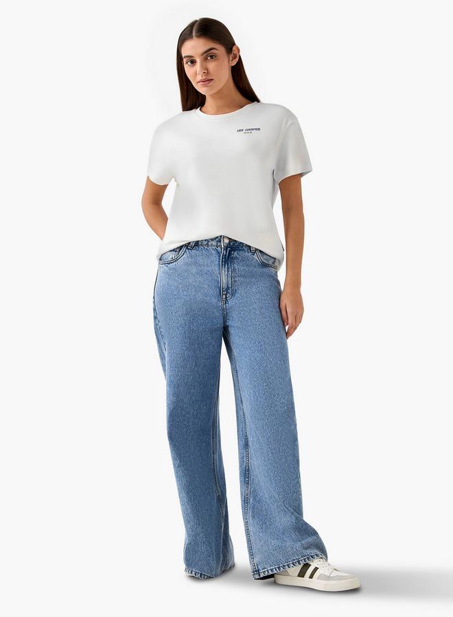 لي كوبر تيشيرت لي كوبر بقصة عادية وطباعة شعار قطن - Image 2