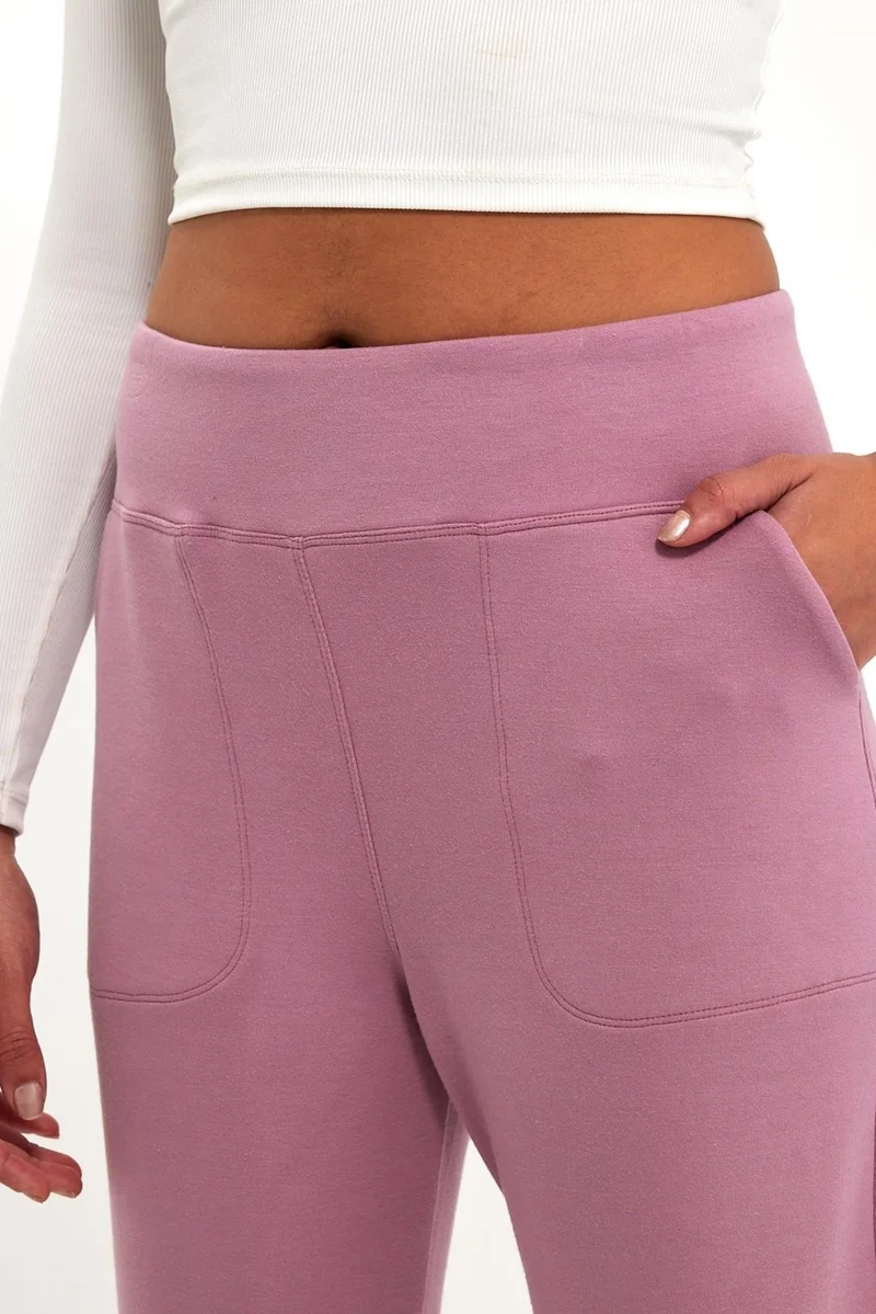 Alexander Gardi Elastic Waist Side Pocket Leggings (B23-00165)