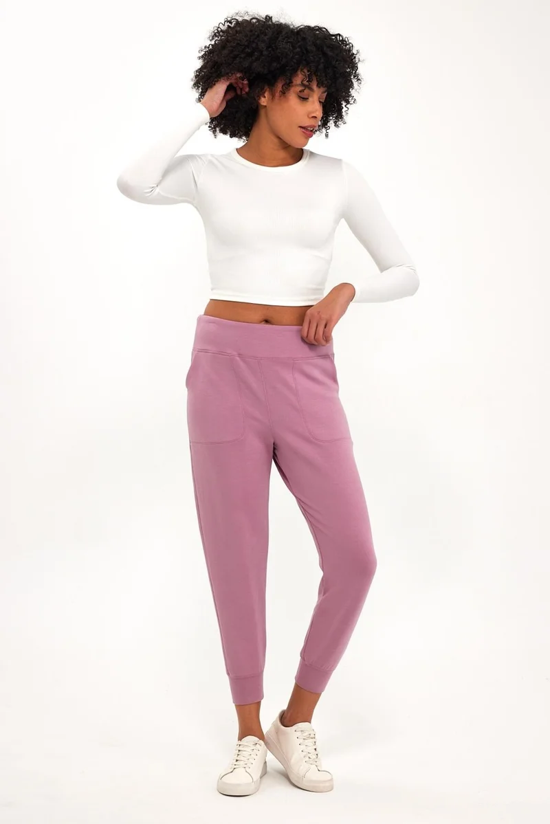 Alexander Gardi Elastic Waist Side Pocket Leggings (B23-00165)
