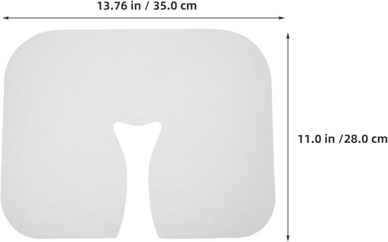 600pcs Massage Bed Face Covers: Disposable Treatment Table Sheets - Soft Non-Woven Face Pillow Protectors for Facial Treatments Spa Services - Image 2