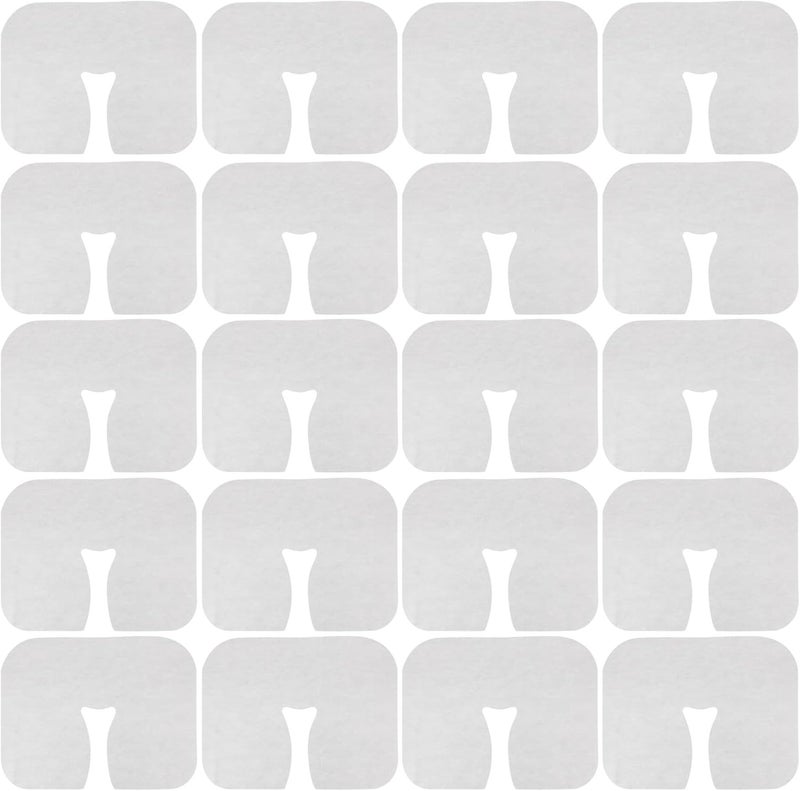 600pcs Massage Bed Face Covers: Disposable Treatment Table Sheets - Soft Non-Woven Face Pillow Protectors for Facial Treatments Spa Services - Image 1