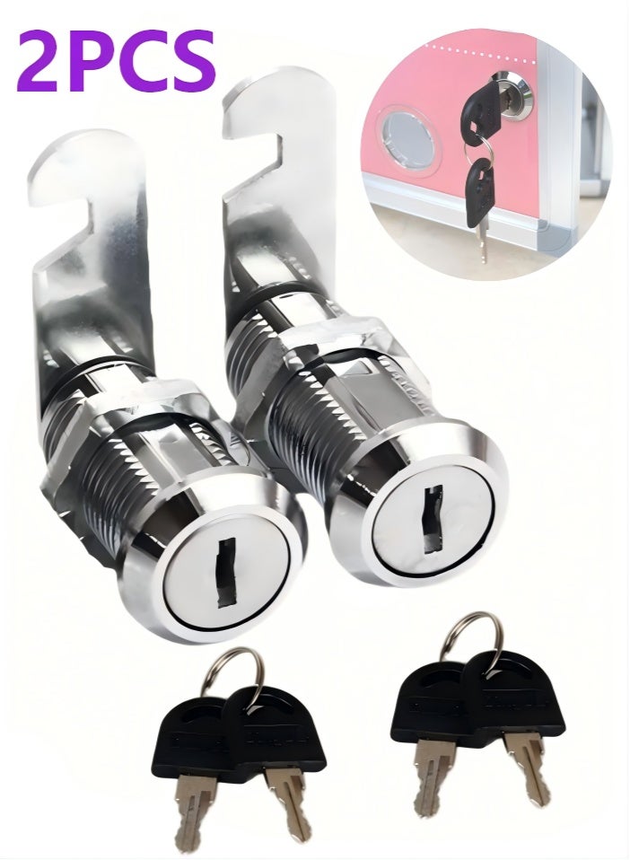 16mm Cam Lock, Cupboard Cabinet Door Locks, Drawer Cabinet Locking Security Mailbox Lock Cabinet Drawer Cupboard Cam Lock Letter Box Locks - Image 1