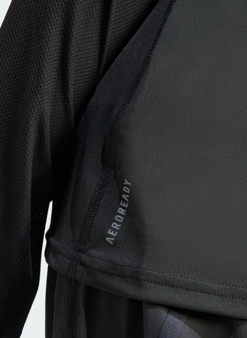 Adidas BLACK Adizero Essentials Running Tee for Women | Best Price UAE