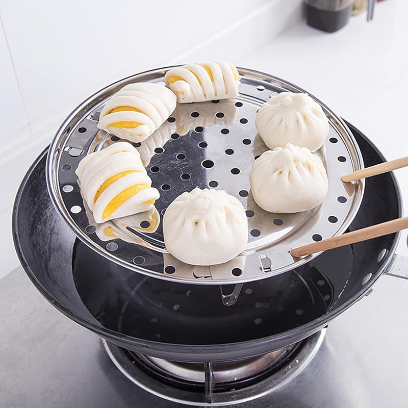 Moisture wear upgraded quality Yosoo Stainless Steel Steaming Rack Steamer Stand 3 Leg Design for Steaming Buns Vegetables Food No Rust Easy Clean (S Size 20cm / 7.9in) Protective coating - Image 4