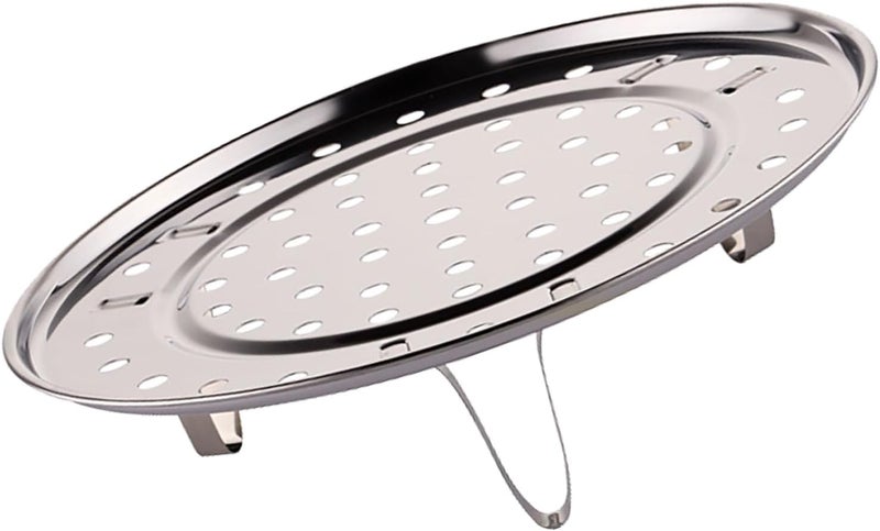 Moisture wear upgraded quality Yosoo Stainless Steel Steaming Rack Steamer Stand 3 Leg Design for Steaming Buns Vegetables Food No Rust Easy Clean (S Size 20cm / 7.9in) Protective coating - Image 2