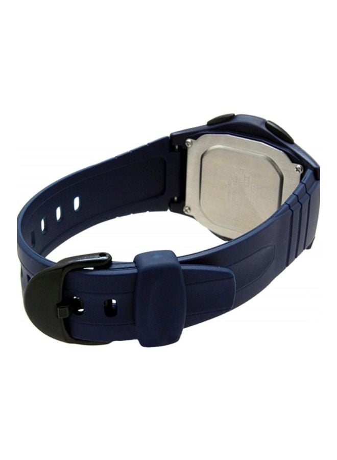 CASIO Men Water Resistant Resin Digital Watch F-200W-2ADF - 44 mm - Blue - Image 2