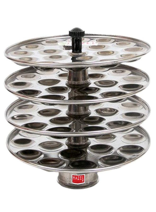 HAZEL Idli Maker Stainless Steel | Mini Idli Maker Set of 4 | Idli Stand for 72 Idlis for Daily Usage - Image 1