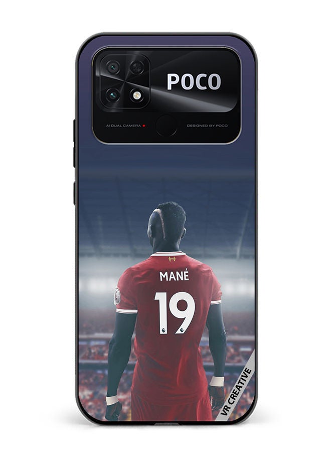 VR CREATIVE Protective Case Cover For Xiaomi Poco C40 Sadio Mane Design Multicolour - Image 1