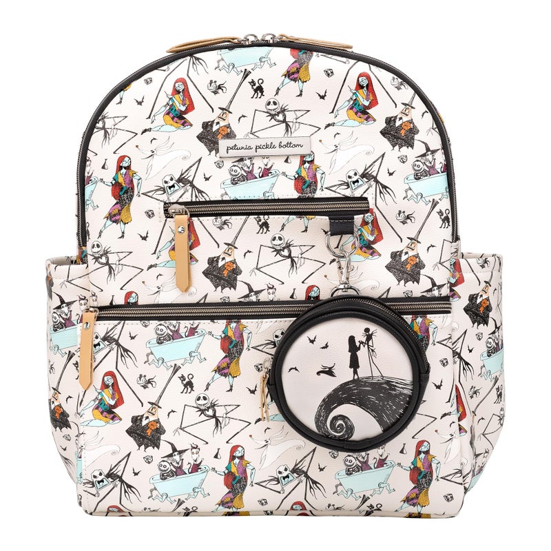 Petunia Pickle Bottom Ace Backpack MultiFunction Diaper Bag with Insulated Pockets and Changing Pad Wide Ziptop for Easy Access to Contents Halloween Town - Image 2