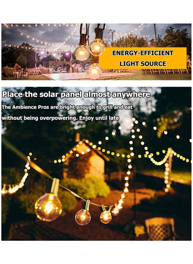 Generic - Outdoor Solar Fairy Lights, Bulbs, Fairy Lights, 10m, 20 LED Bulbs, Garden Fairy - Image 1