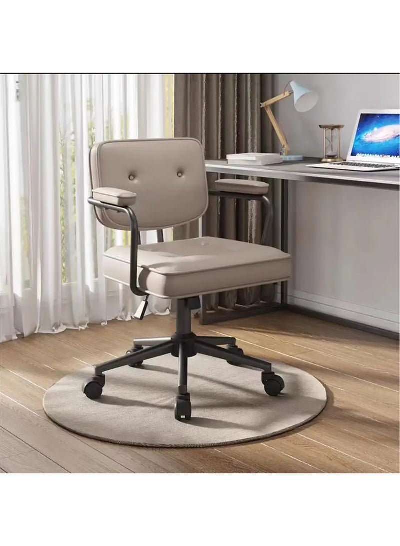 LIMOS Office Desk Chair Technical Cloth Fabric Computer Chair Home Chair with Wheels Padded Armrest and Back Support - Image 3
