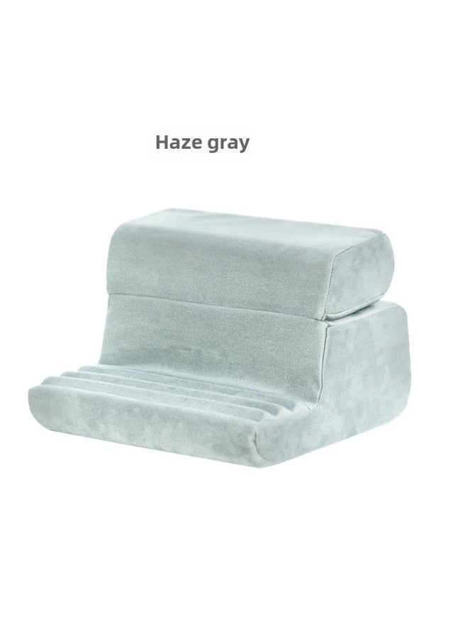 2+1 Pillow Tablet Bracket Pillow Pad Pillow Mobile Phone Tablet Bracket Pillow-Color:haze Ash - Image 1